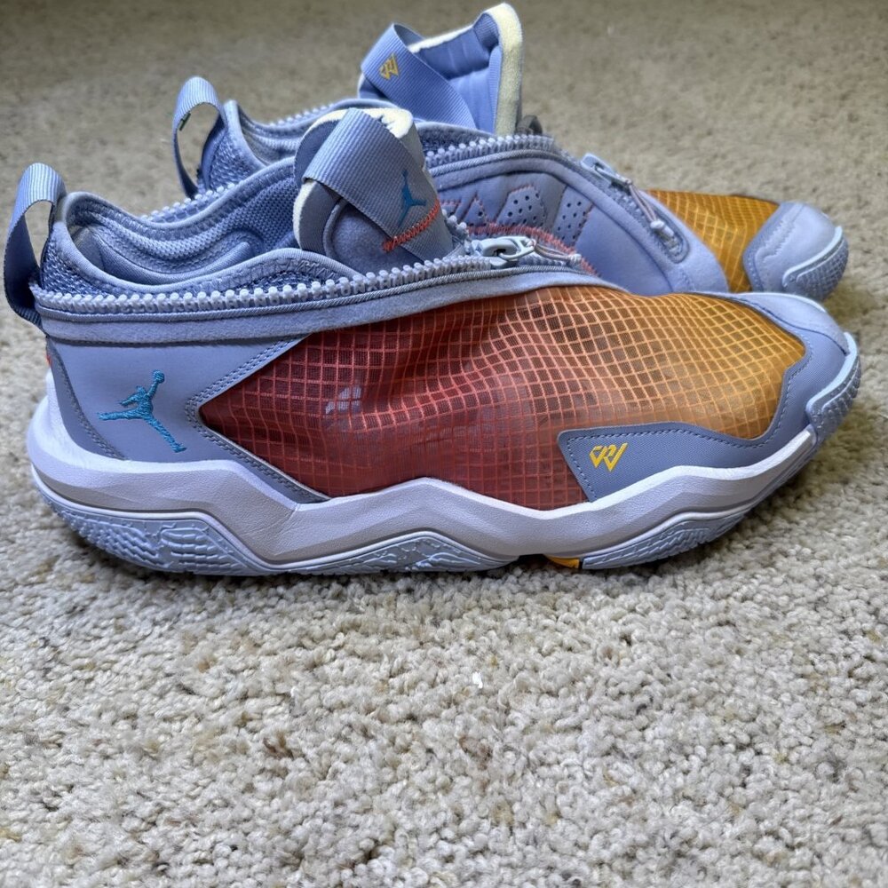 Nike Air Jordan Why Not Zer0.6 Khelcey Barrs Blue Whisper Mens Size 11.5 DO7189- - Picture 4 of 8